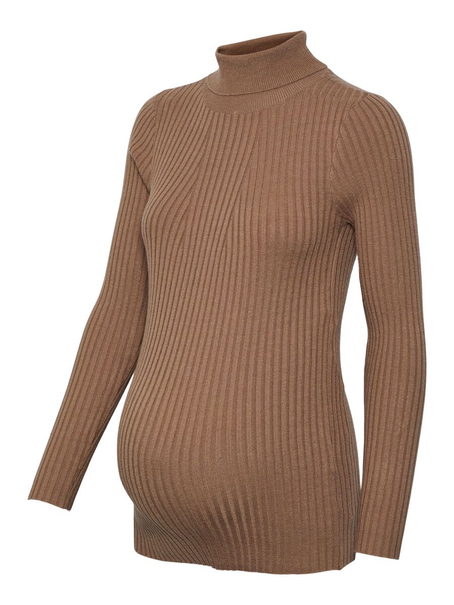 PIECES Pmcrista Strickpullover Damen Braun günstig online kaufen