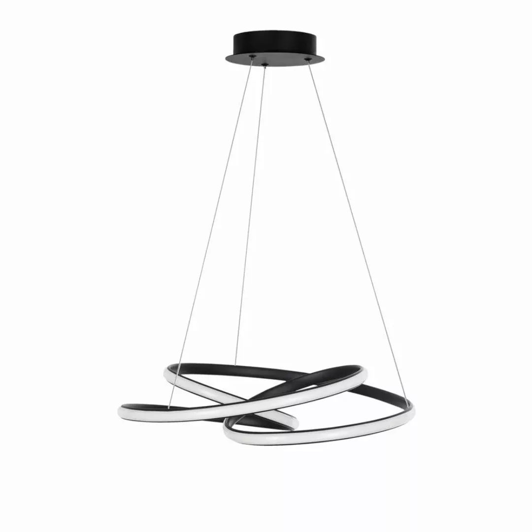 LED Pendelleuchte Menton in Schwarz 43W 3013lm günstig online kaufen