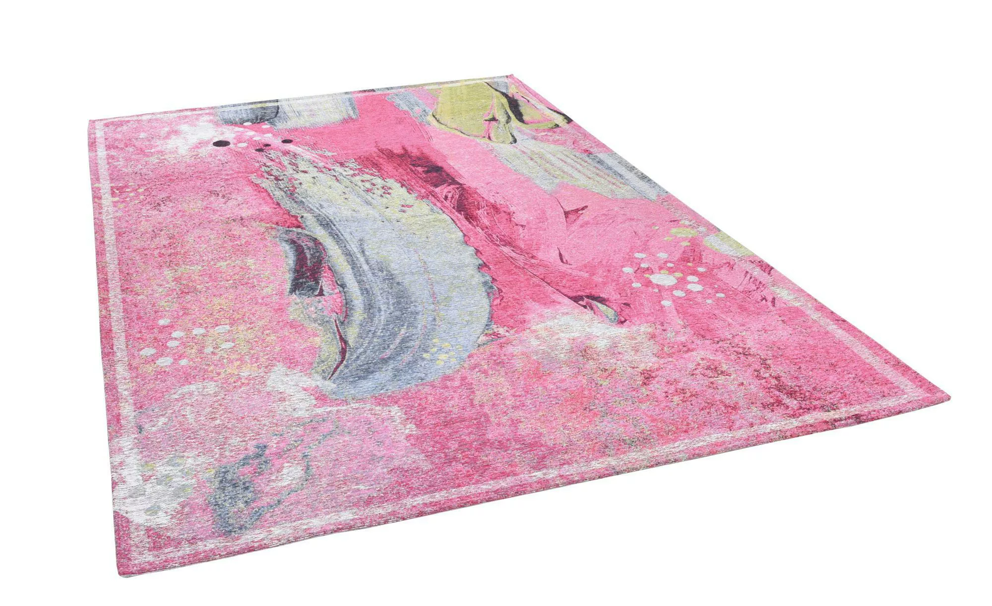 Gino Falcone Teppich  Cosima ¦ rosa/pink ¦ Baumwolle ¦ Maße (cm): B: 80 H: günstig online kaufen