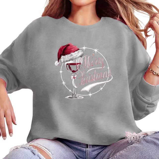 MC Star Longsweatshirt Merry Christmas Pullover Damen Sweatshirt(S-2XL) günstig online kaufen