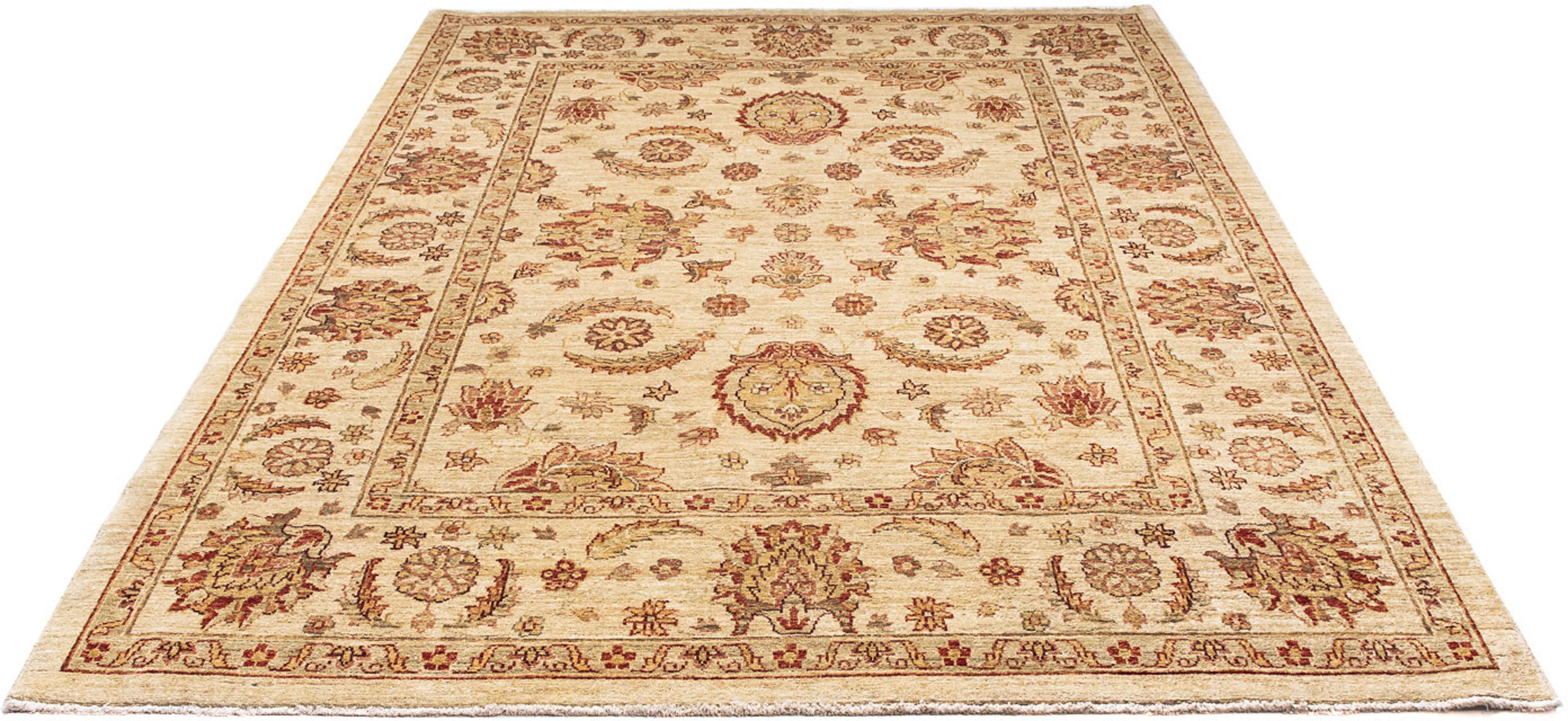 morgenland Orientteppich »Ziegler - 241 x 162 cm - beige«, rechteckig, Wohn günstig online kaufen