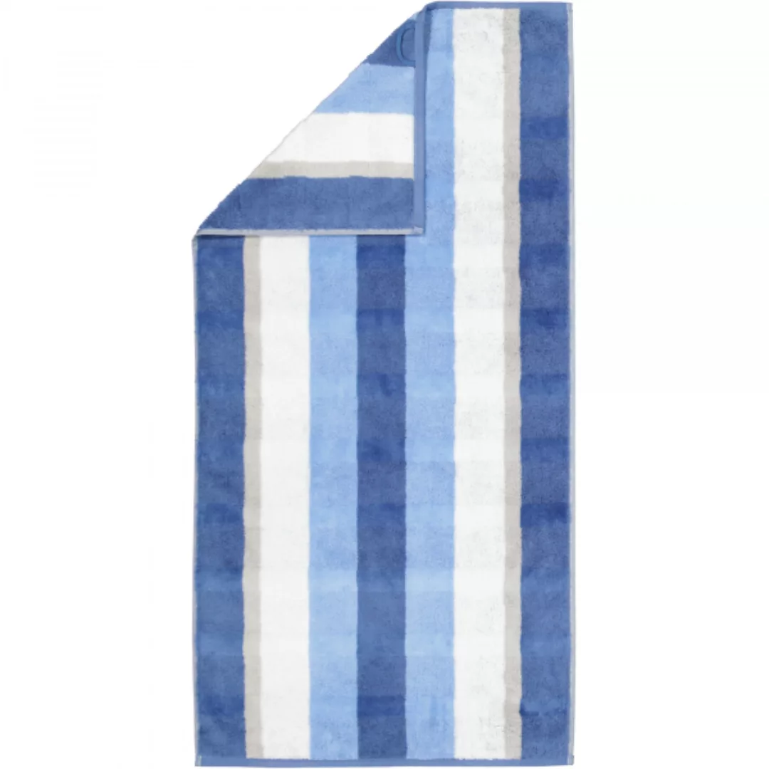 Cawö Handtücher Noblesse Stripe 1087 - Farbe: saphir - 11 - Handtuch 50x100 günstig online kaufen