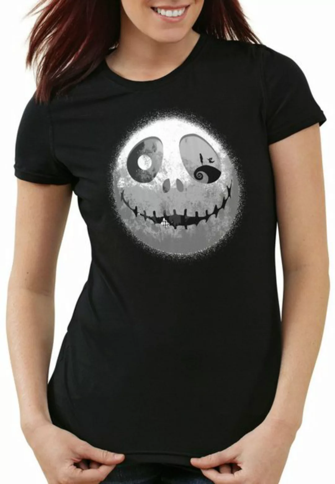 style3 T-Shirt Nightmare Vollmond jack skellington schrei christmas before günstig online kaufen