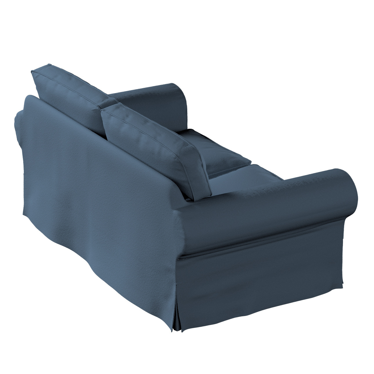 Bezug für Ektorp 2-Sitzer Schlafsofa ALTES Modell, blau, Sofabezug Ektorp 2 günstig online kaufen