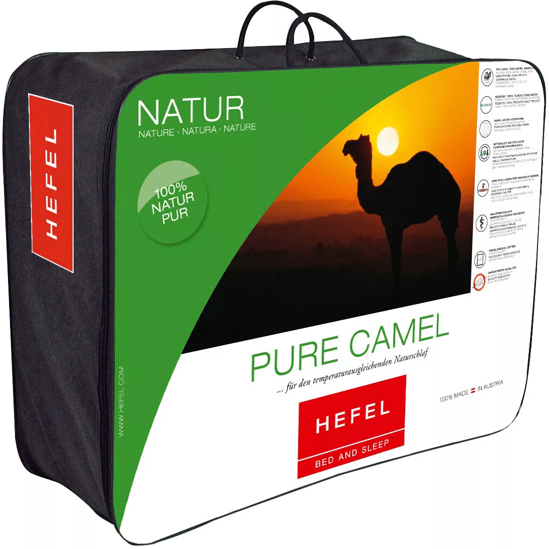 Hefel Naturhaarbettdecke »Pure Camel«, warm, (1 St.) günstig online kaufen