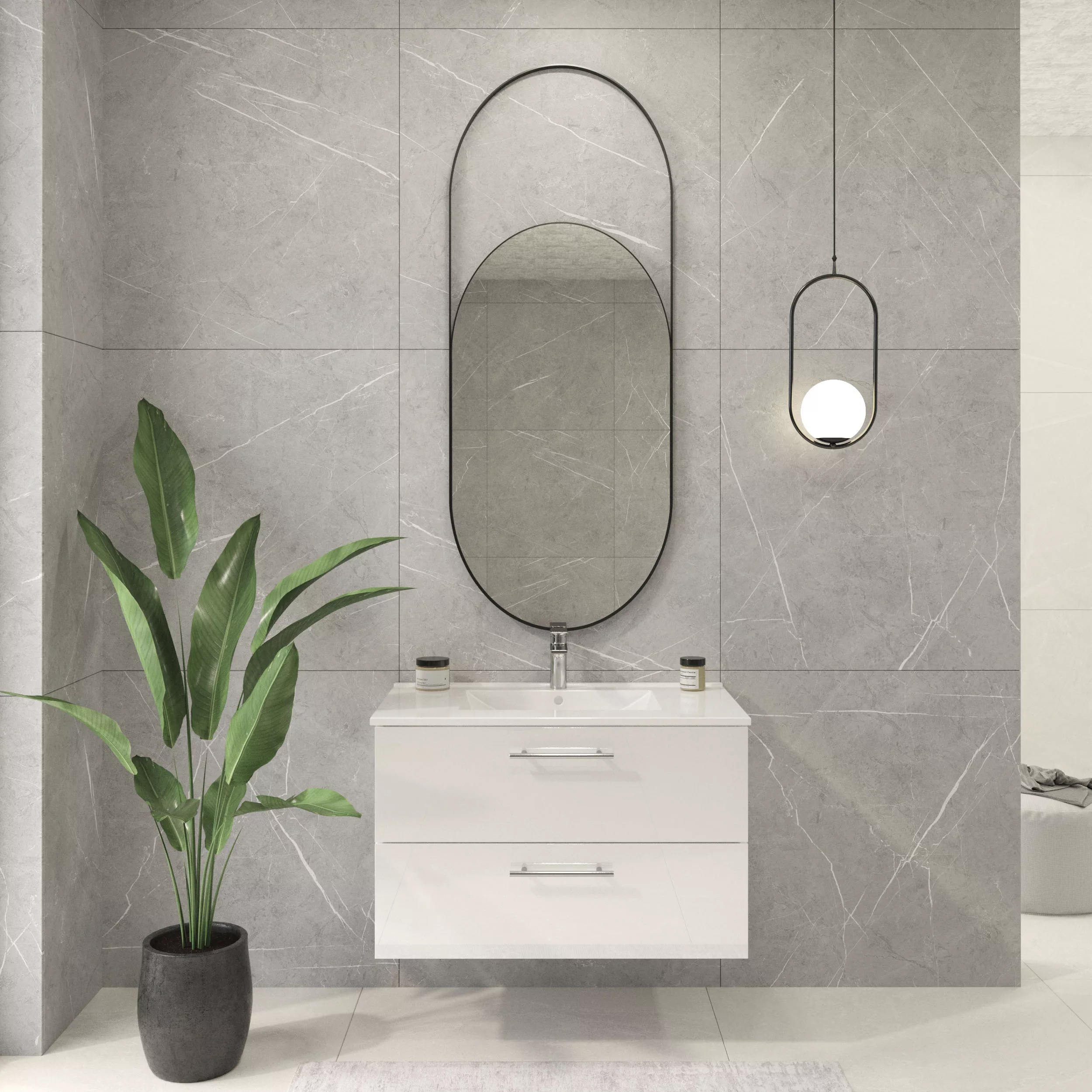 welltime Waschtisch »Athen Badschrank Badezimmer WC Unterschrank mit Becken günstig online kaufen