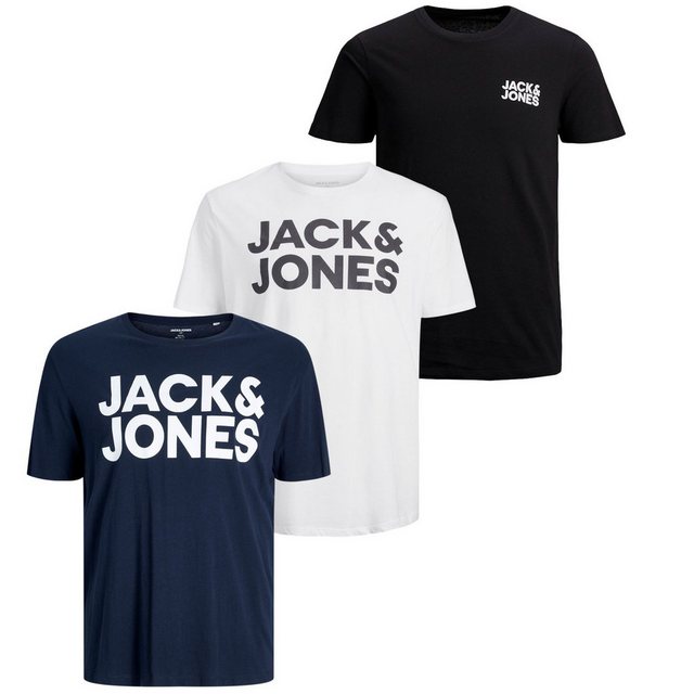 Jack & Jones T-Shirt tolle Designs im 3er Pack günstig online kaufen