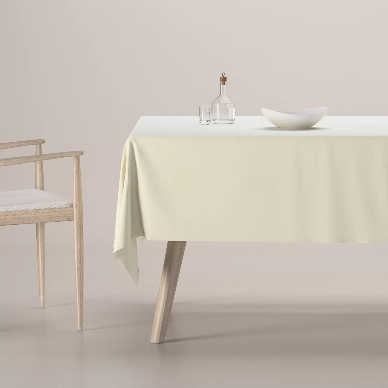Rechteckige Tischdecke, altweiß, Velvet (704-10) günstig online kaufen
