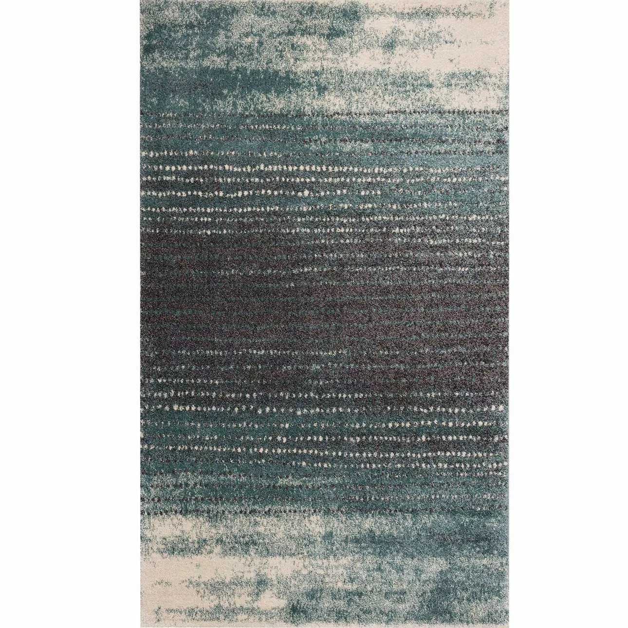Teppich Modern Teal blue-dark grey 160x230cm, 160 x 230 cm günstig online kaufen