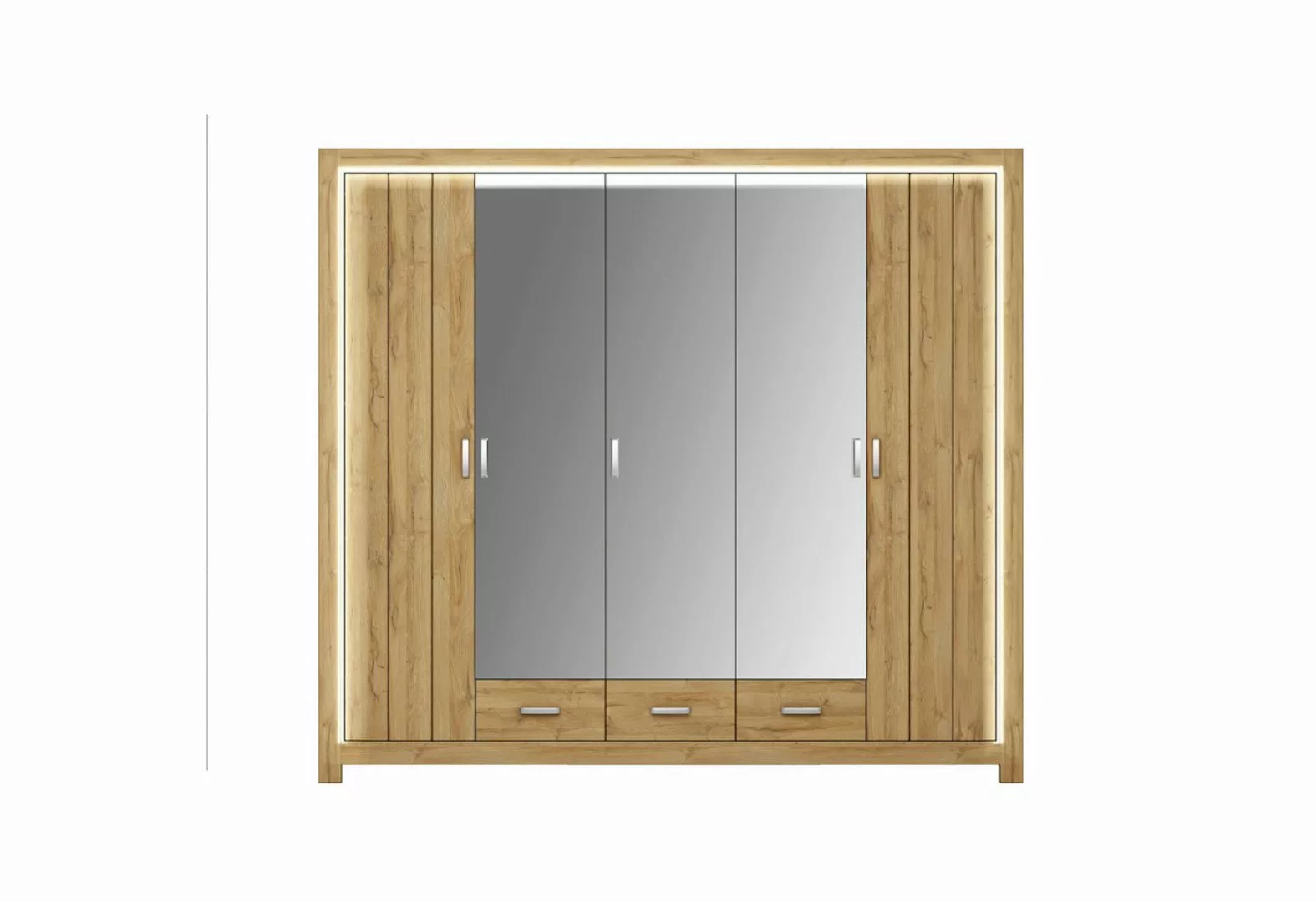 Forestdream Kleiderschrank 244,3 x 220 x 56,2 cm (B/H/T) günstig online kaufen