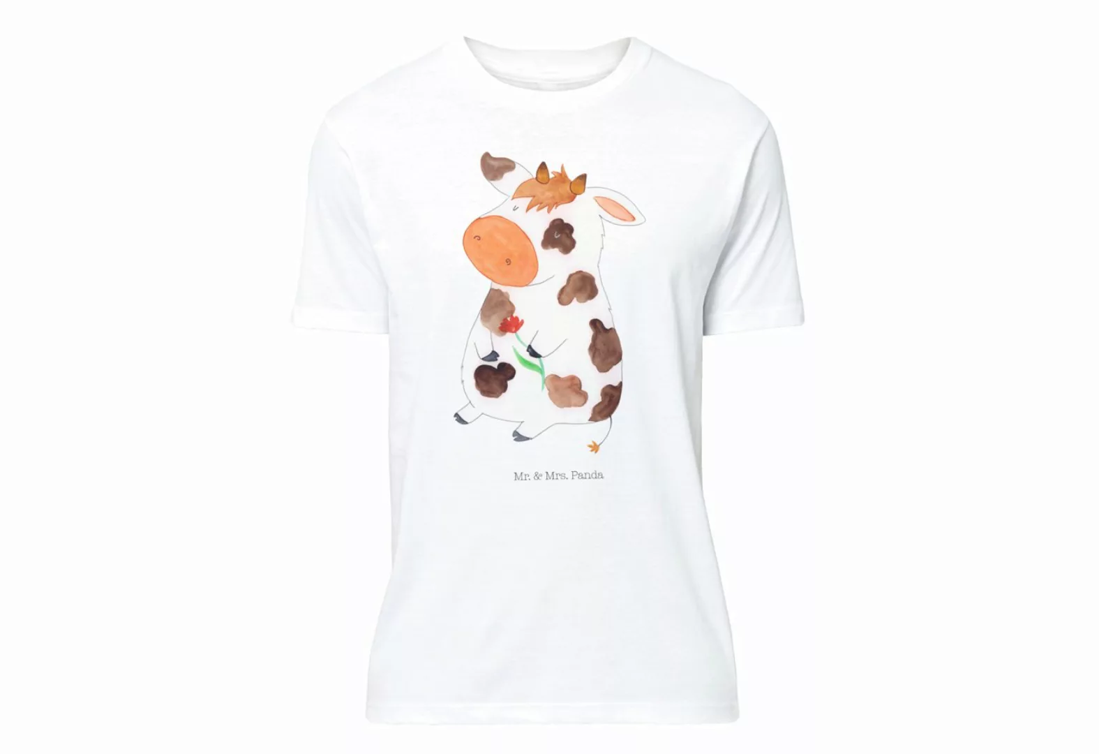 Mr. & Mrs. Panda T-Shirt Kuh - Weiß - Geschenk, Hof, Hoftiere, Spruch, T-Sh günstig online kaufen