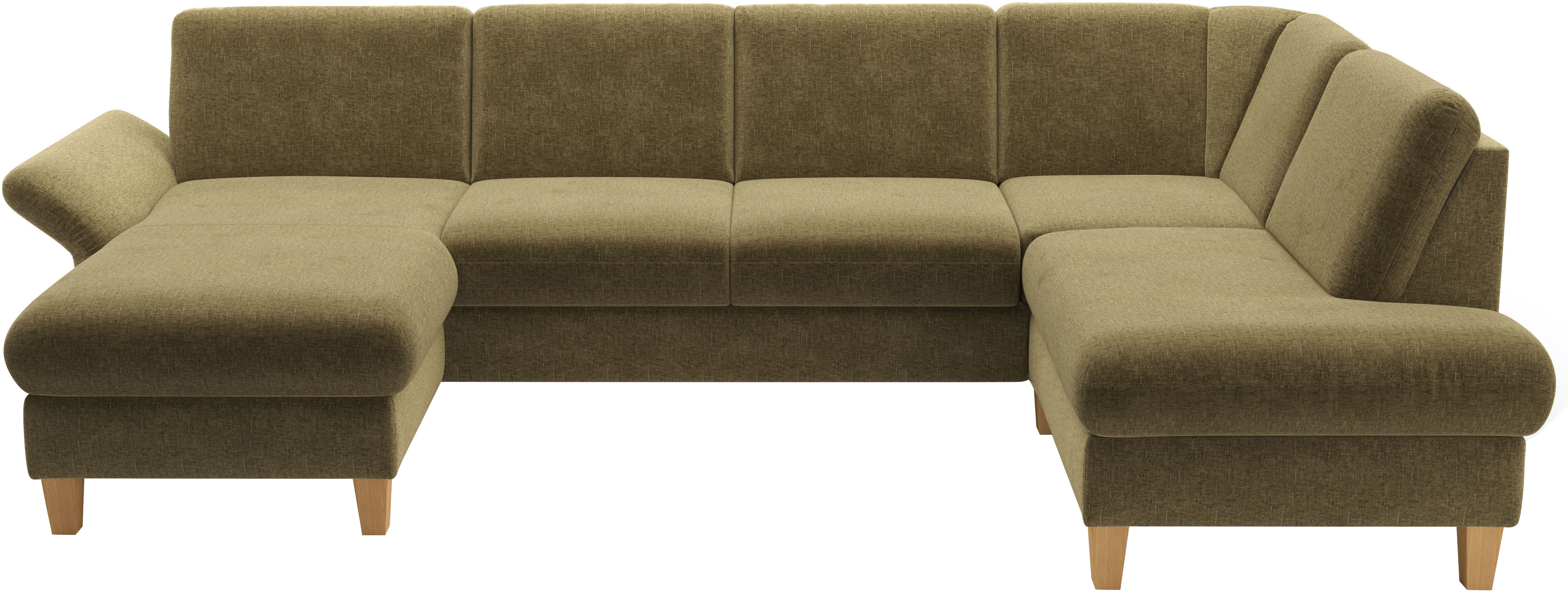 Home affaire Wohnlandschaft "Rochelle, U-Form", optional mit Armteilverstel günstig online kaufen