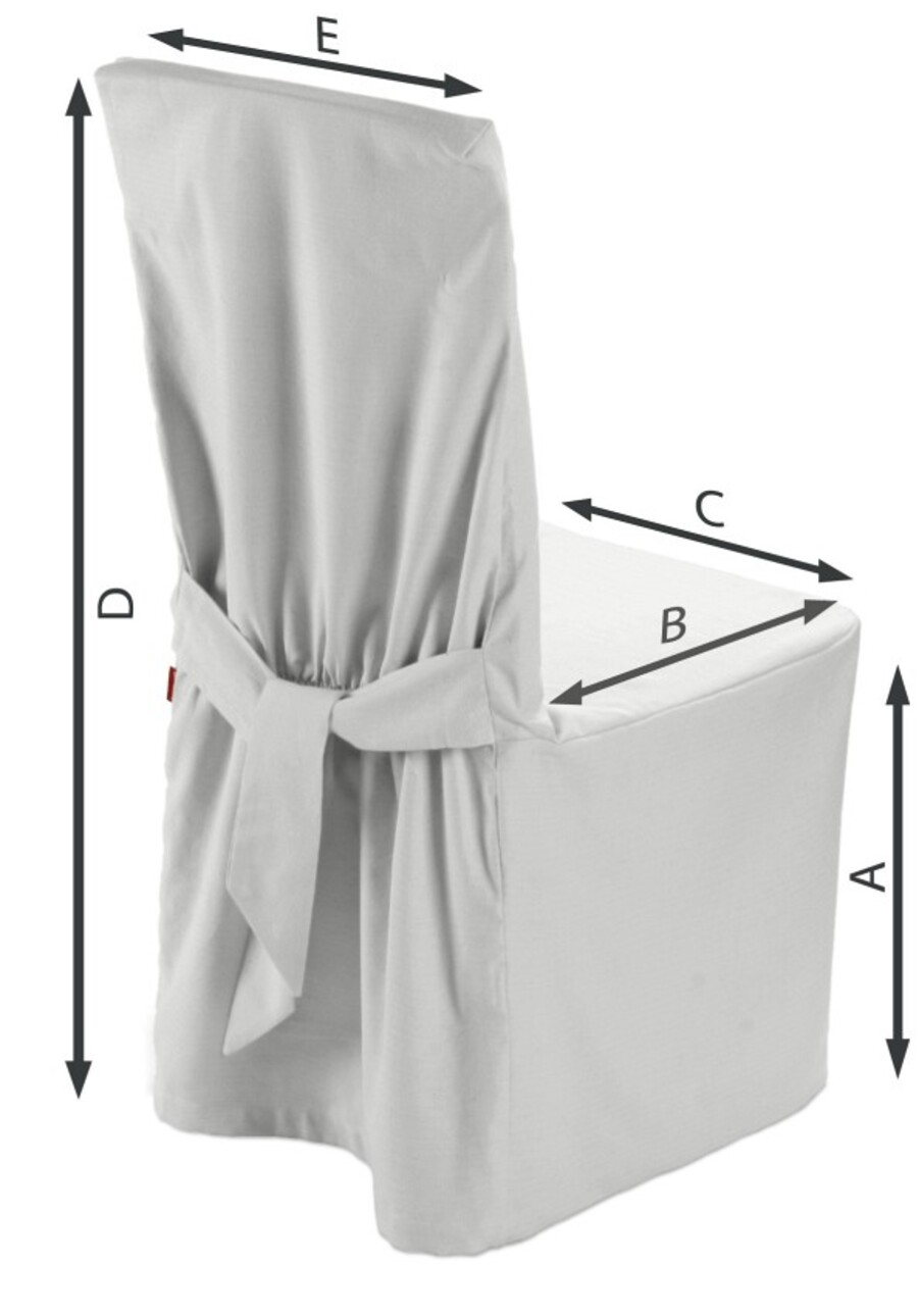 Stuhlhusse, weiß, 45 x 94 cm, Loneta (133-02) günstig online kaufen