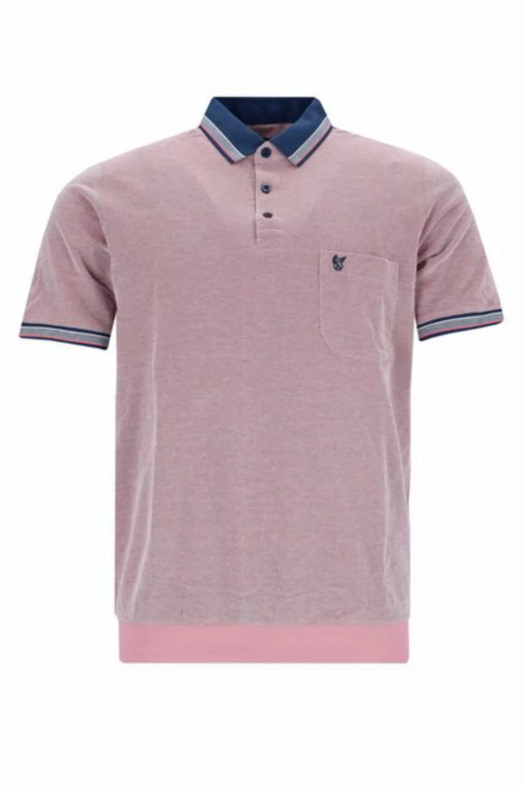 Hajo Poloshirt H Polopique Bund Stay FreshDreitonoptik koralle günstig online kaufen