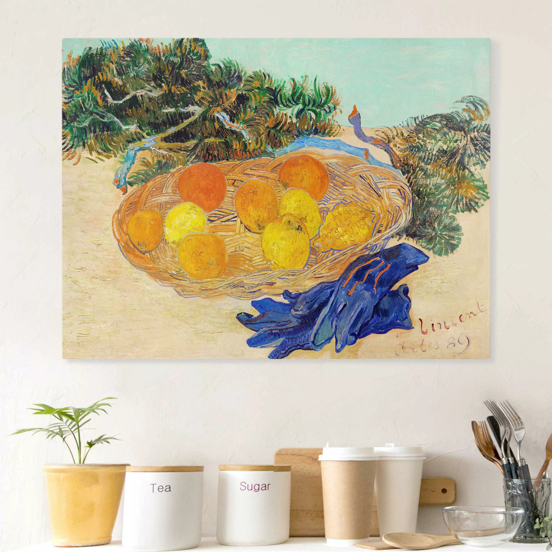 Leinwandbild Van Gogh - Stillleben mit Orangen günstig online kaufen