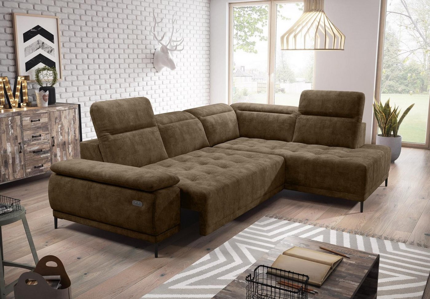 Xlmoebel Ecksofa Sofa-Set mit automatischem Ecksofa in L-Form und stylische günstig online kaufen