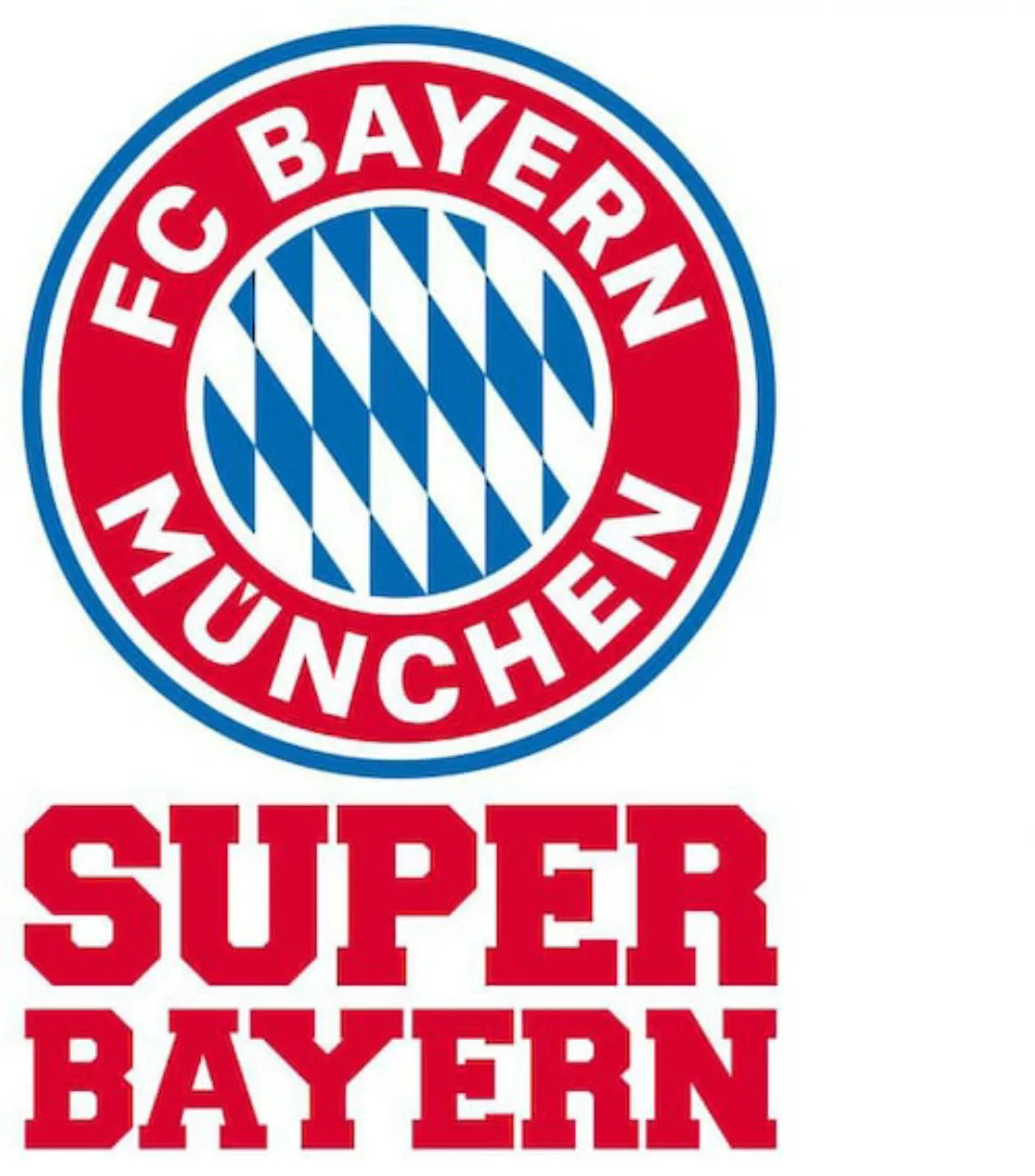 Wall-Art Wandtattoo »Fußball FCB Super Bayern«, (1 St.), selbstklebend, ent günstig online kaufen