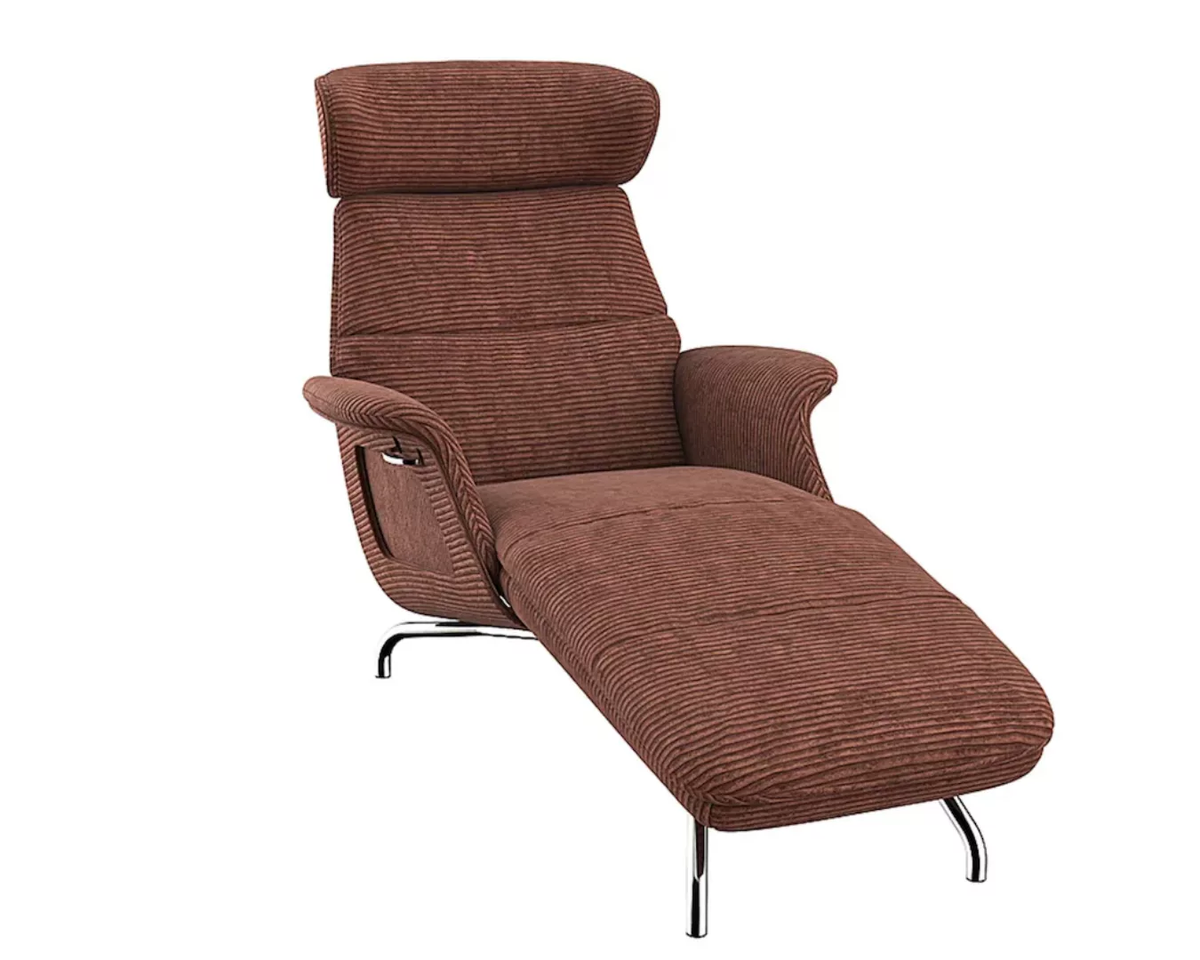 FLEXLUX Loungesessel "Clement Chaislongue, Relaxstuhl, Liegesessel,", Rücke günstig online kaufen