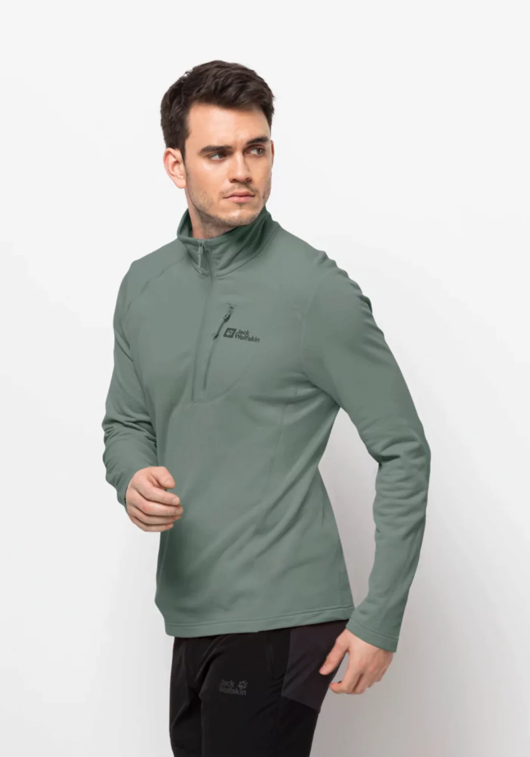 Jack Wolfskin Stehkragenpullover "KOLBENBERG HZ M" günstig online kaufen