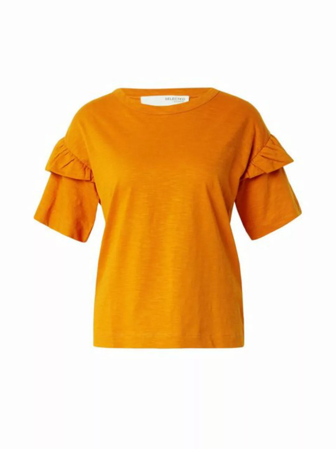 SELECTED FEMME Rundhalsshirt RYLIE (1-tlg) Volant günstig online kaufen