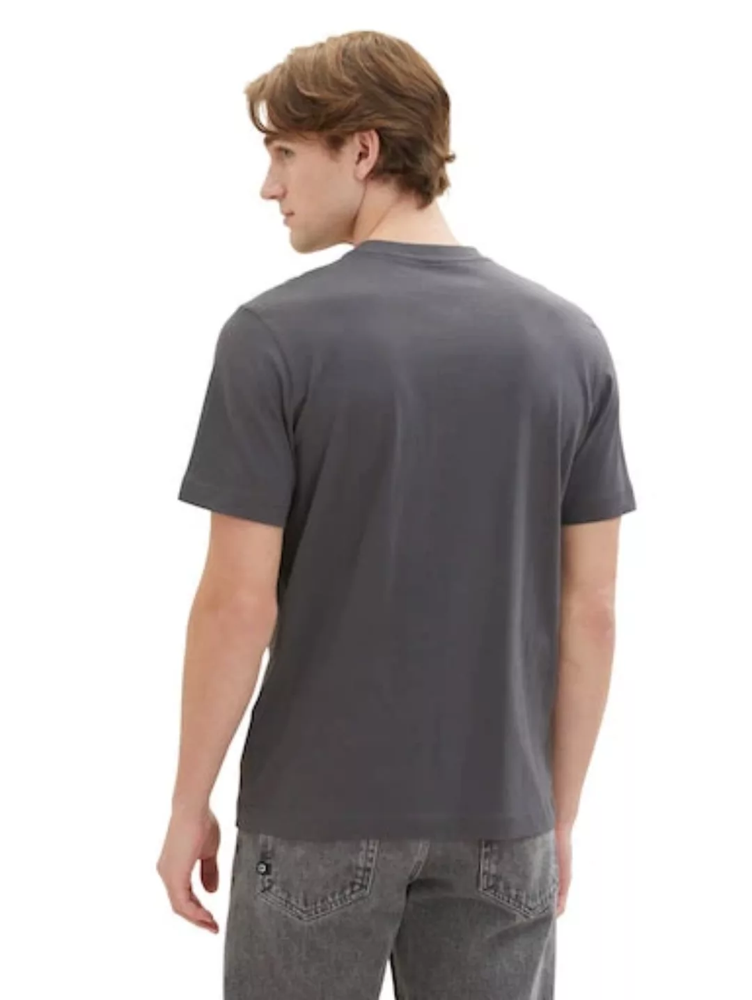 Tom Tailor Herren T-Shirt LOGO - Regular Fit günstig online kaufen