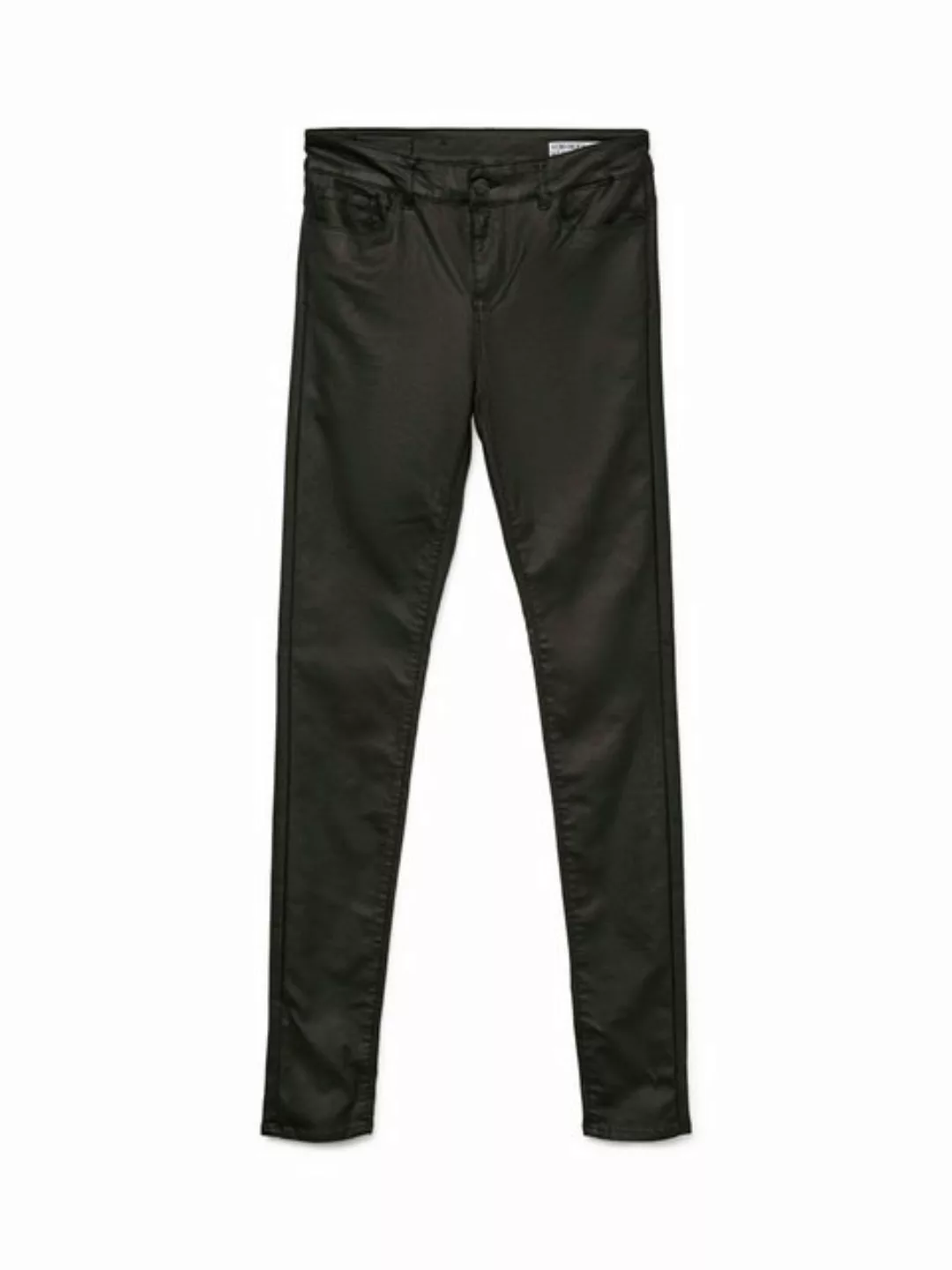 Vero Moda Damen Hose 10138972 VMSEVEN NW S.SLIM SMOOTH COATED PANTS günstig online kaufen