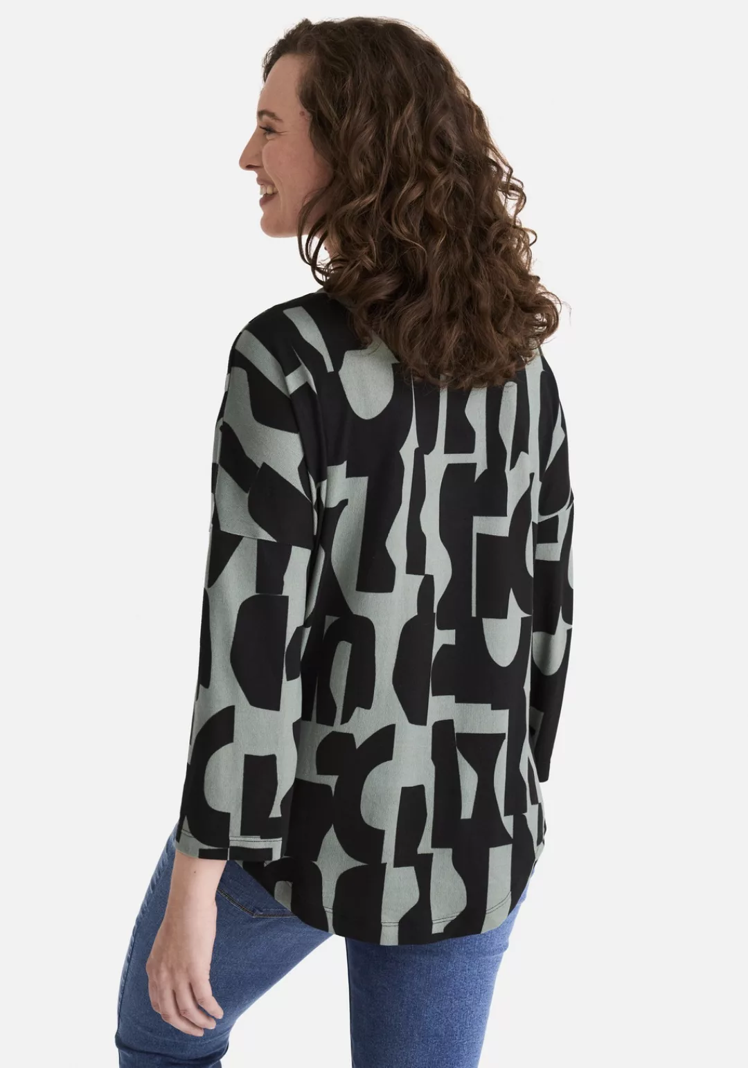 STOOKER WOMEN 3/4-Arm-Shirt "CARLY T-Shirt 3/4-Arm", Loose Fit Shirt Rundha günstig online kaufen