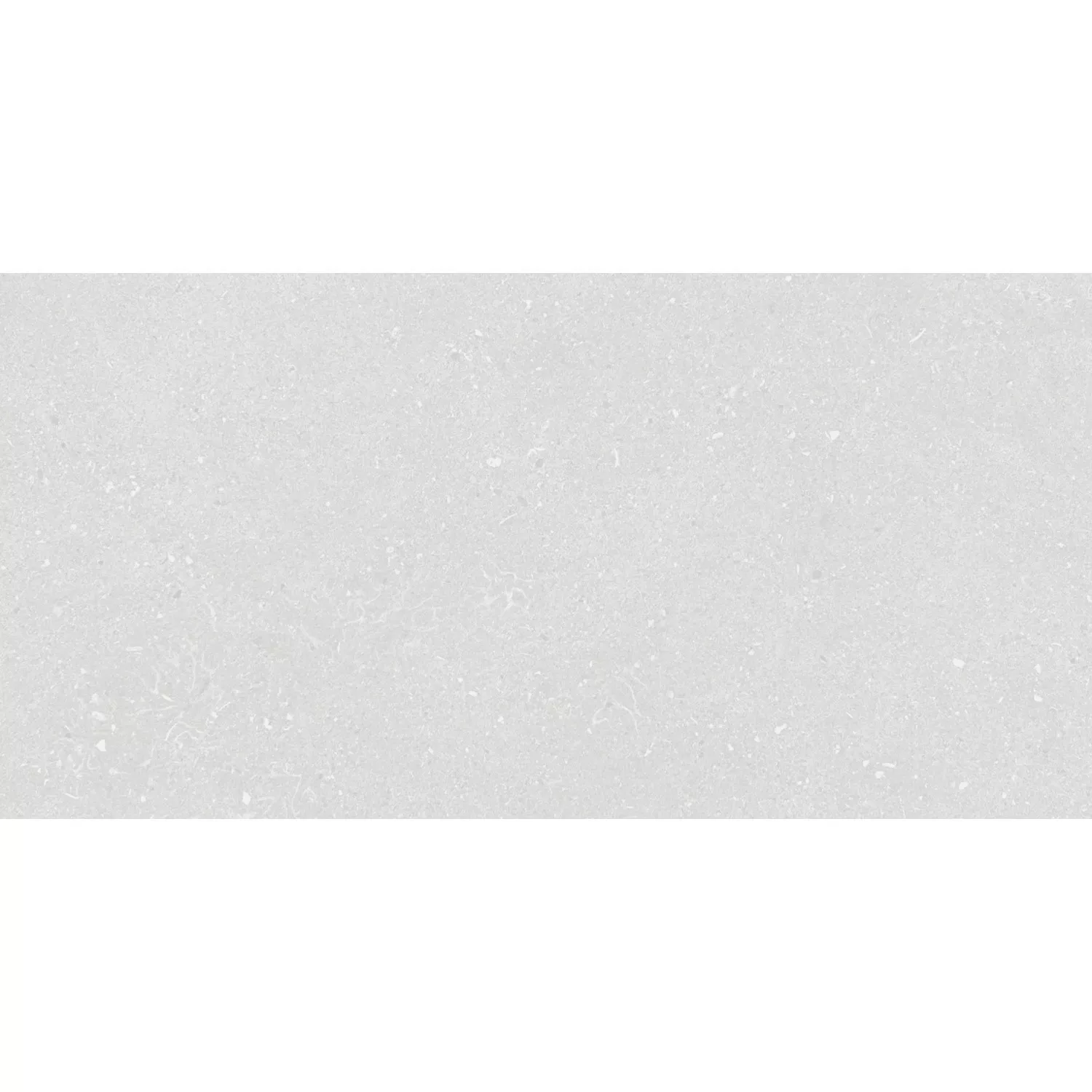 Bodenfliese Pebblestone Feinsteinzeug Glasiert Weiß Matt 30 cm x 60 cm günstig online kaufen