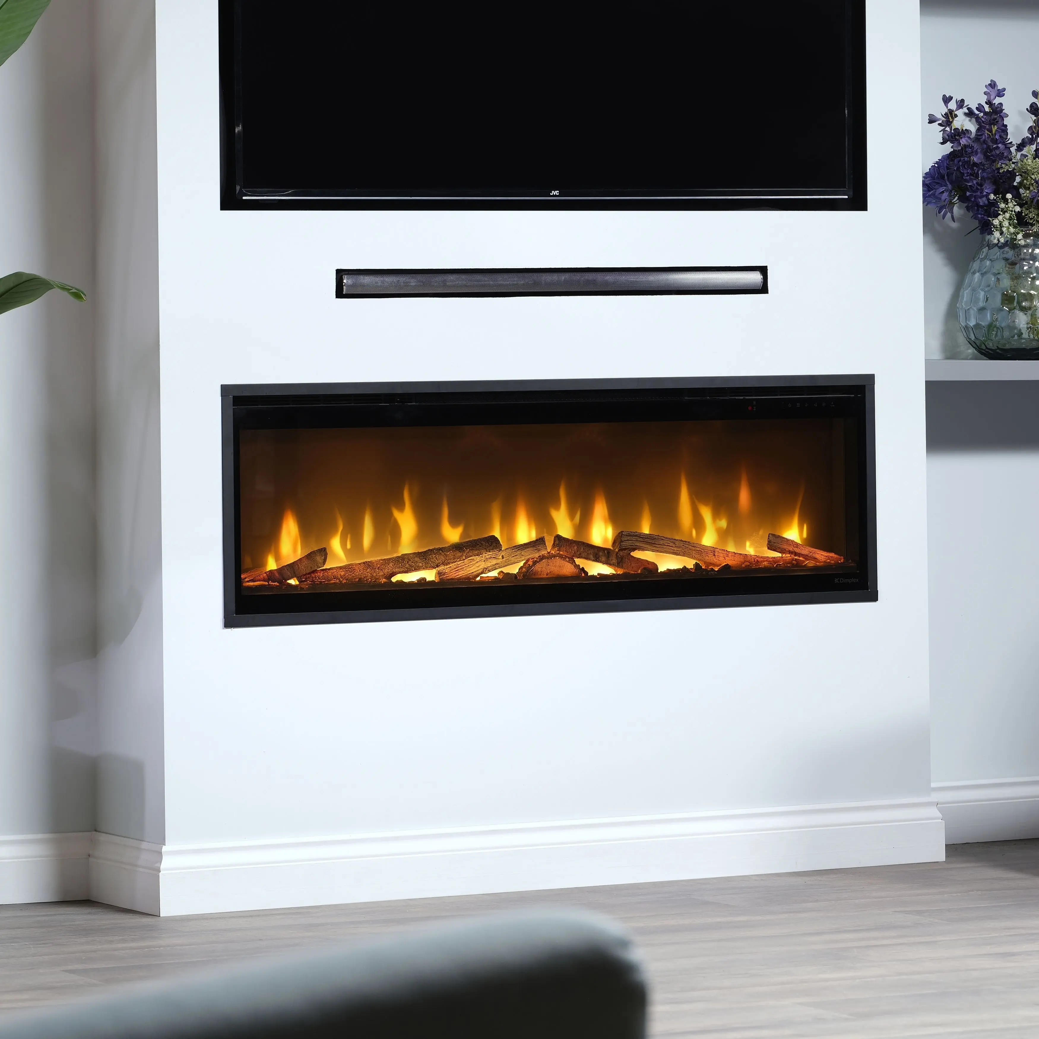 Dimplex Ignite Evolve Elektro-Wandkamin Optiflame: 131 cm / 50" - Mit Eiche günstig online kaufen