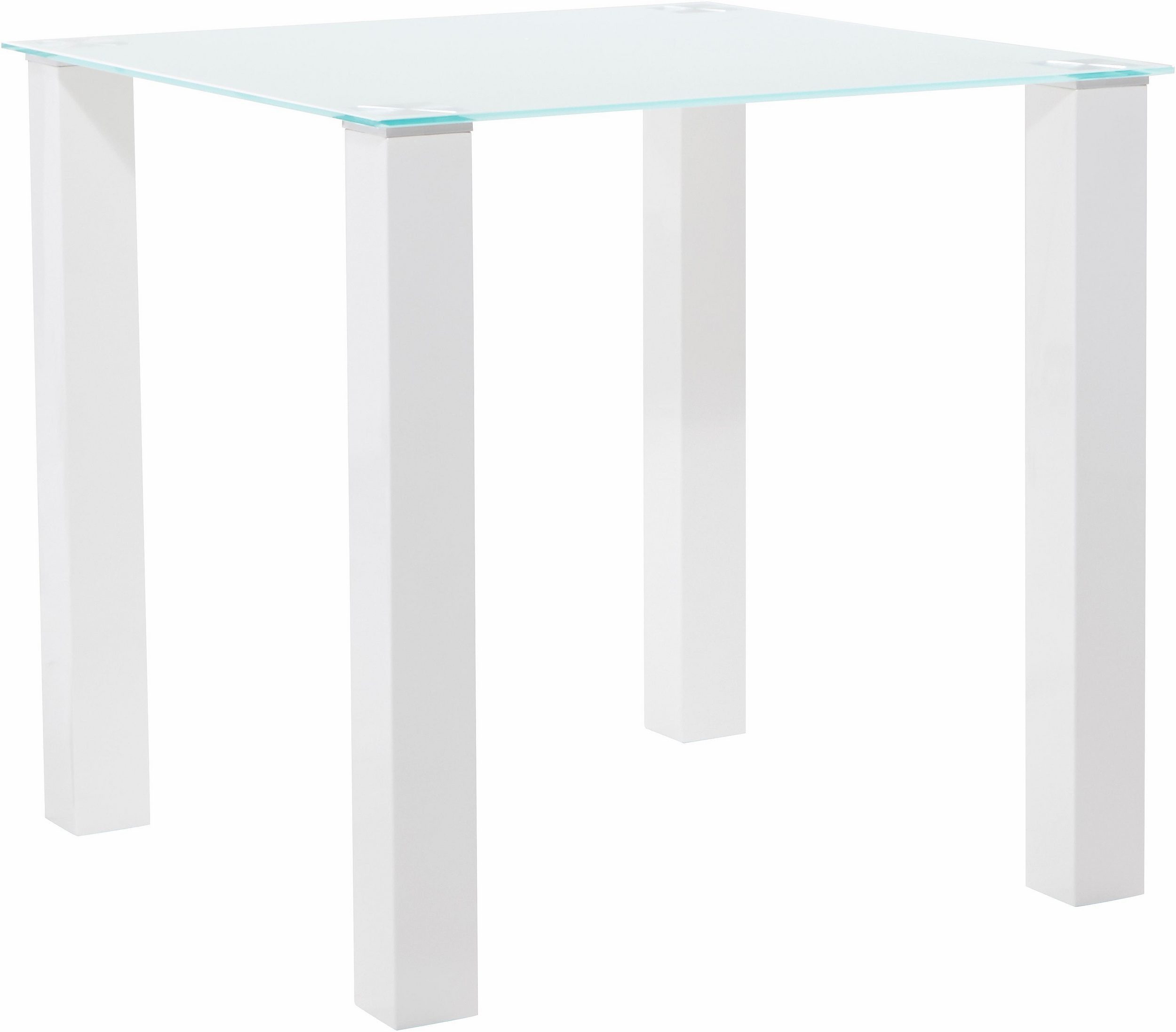 loft24 Esstisch Nonna, Tisch quadratisch, Glastisch, günstig online kaufen