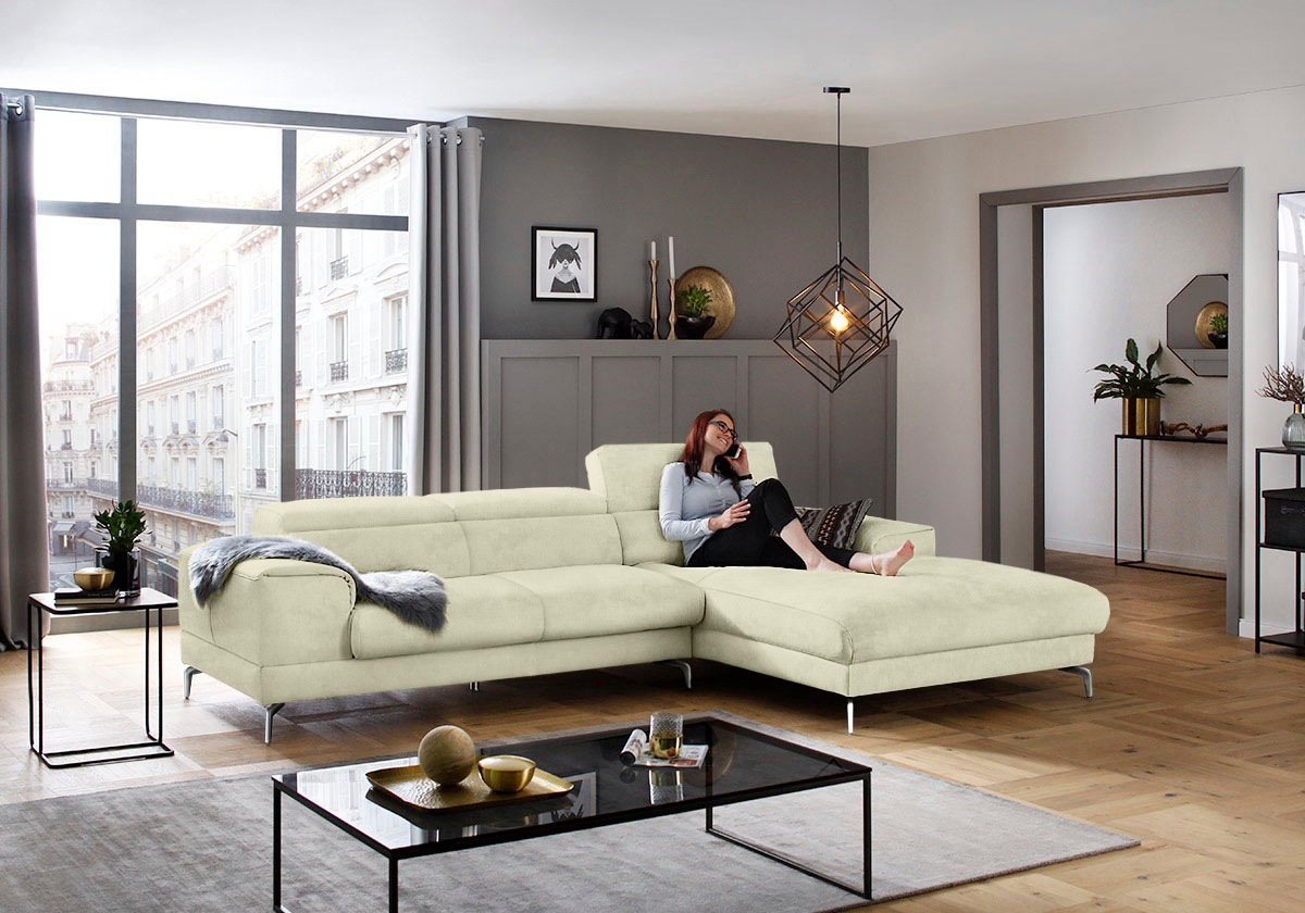 W.SCHILLIG Ecksofa "piedroo, Designsofa mit tollem Sitzkomfort, bequem und günstig online kaufen