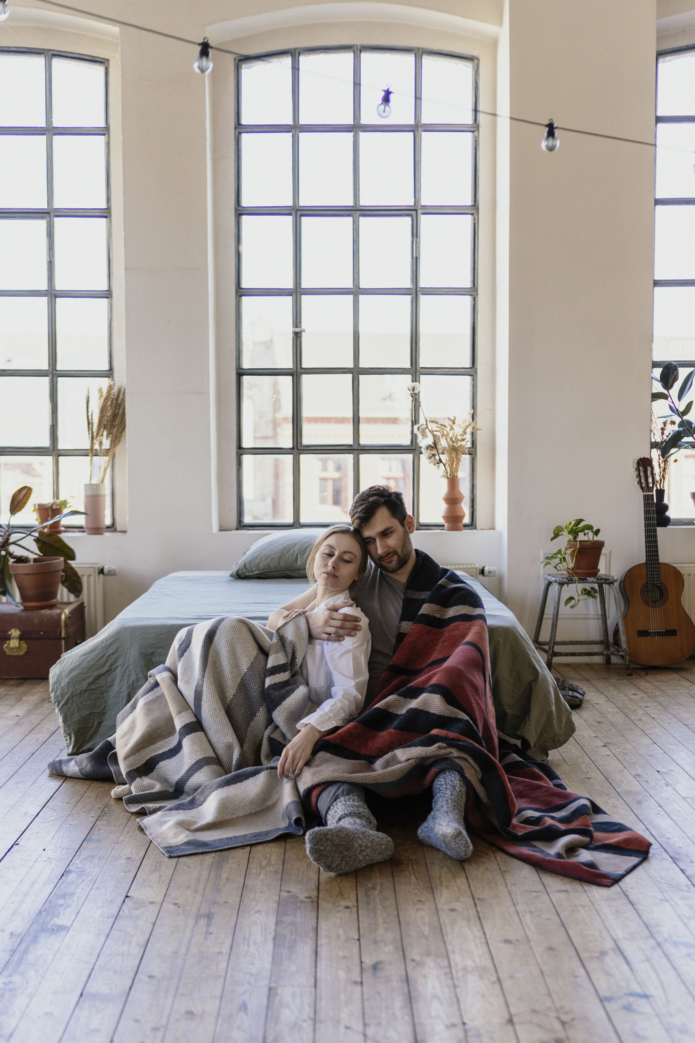 IBENA Wohndecke »Latina«, mit effektvollen Streifen, Kuscheldecke günstig online kaufen