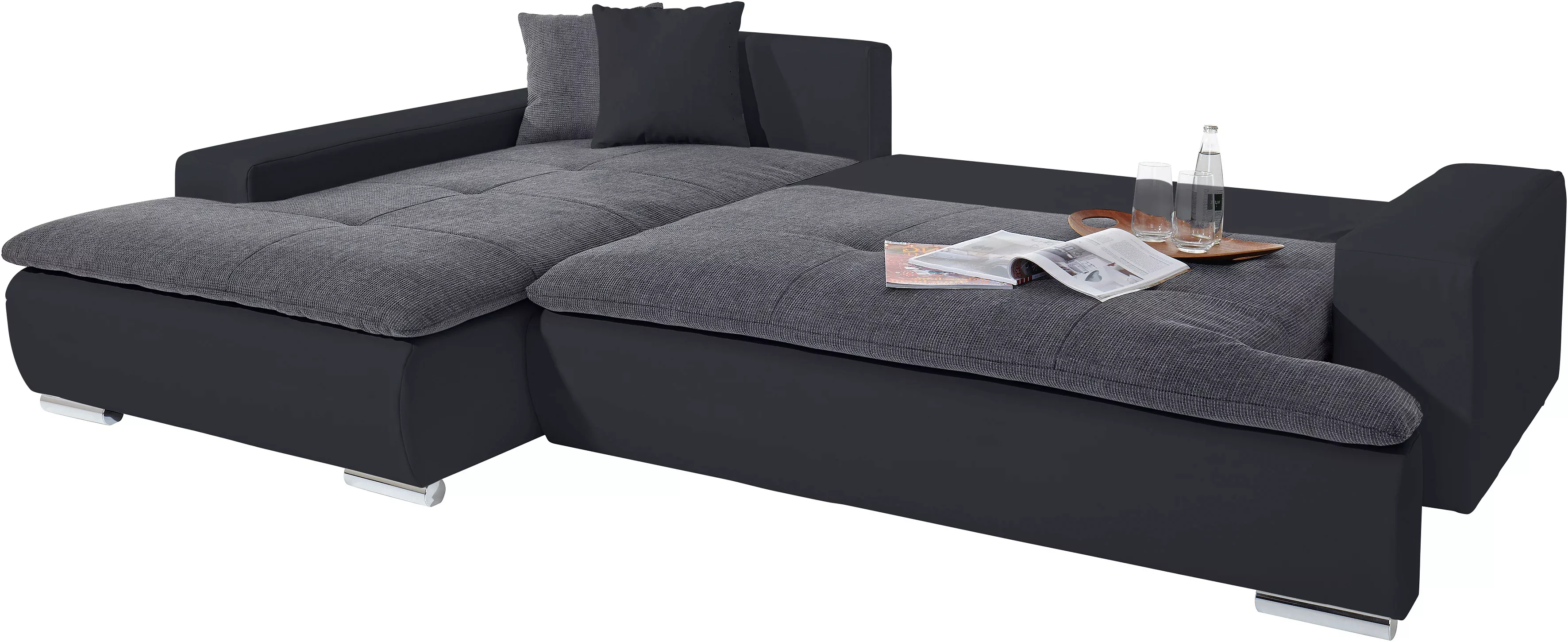 INOSIGN Ecksofa "Haiti L-Form", wahlweise mit Kaltschaum (140kg Belastung/S günstig online kaufen