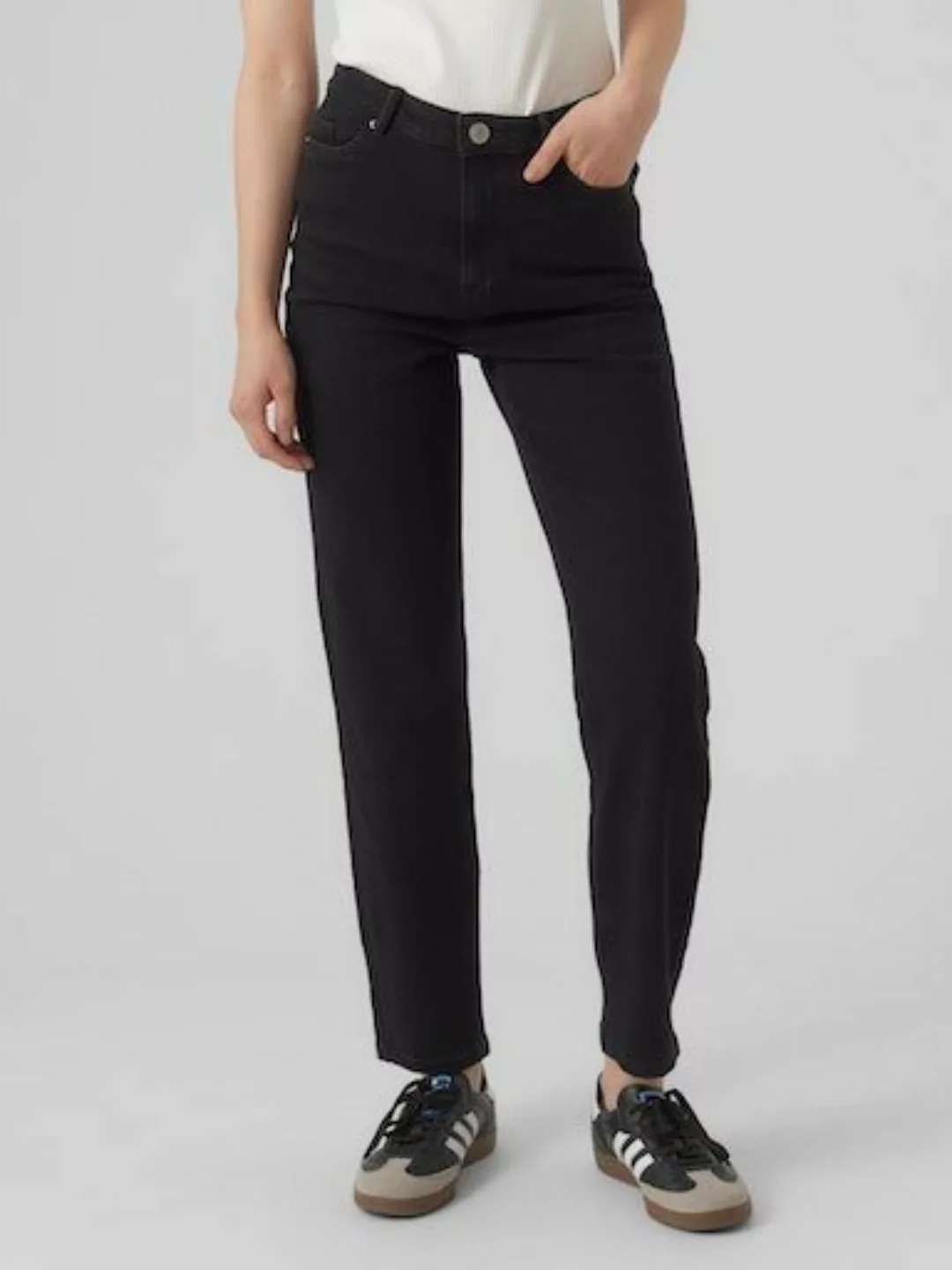 Vero Moda Straight-Jeans VMLINDA HR MOM JEANS GU164 GA NOOS günstig online kaufen