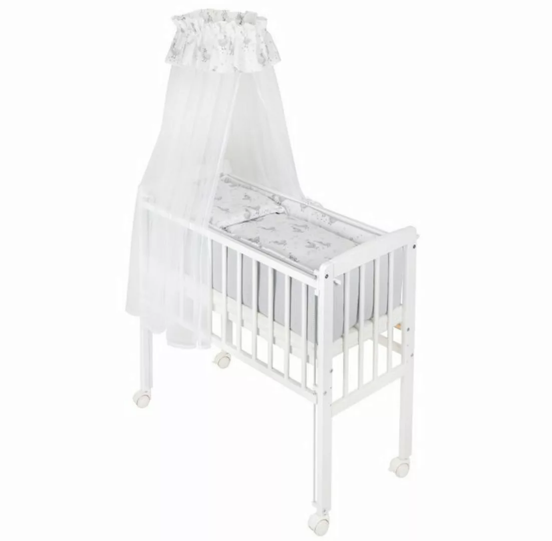 Babyhafen Beistellbett Babybett Zustellbett 90x40 cm Komplettbett SET Druck günstig online kaufen