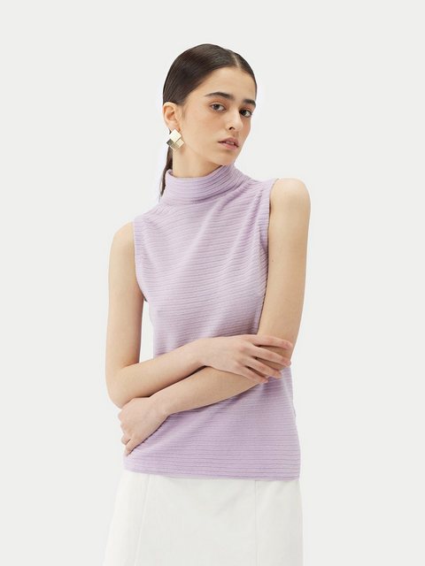 GOBI Cashmere Stricktop Leichtes Rollkragen-Top aus Kaschmir-Seide günstig online kaufen