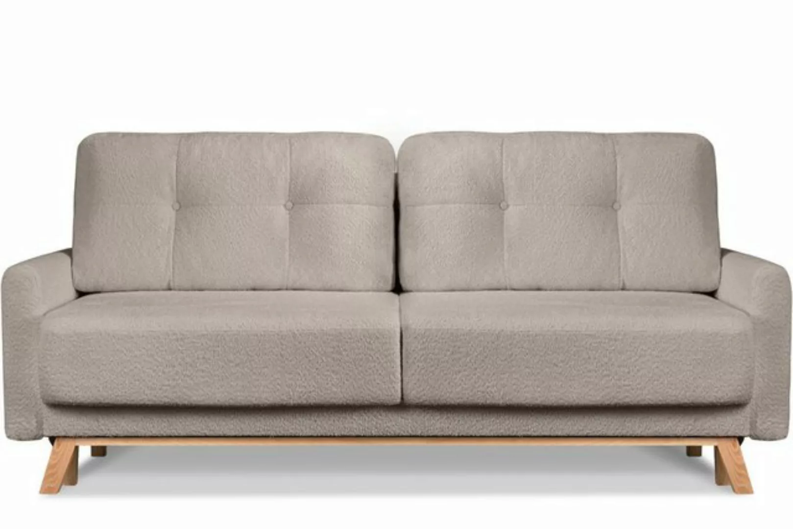 Konsimo Schlafsofa VISNA Sofa 3 Personen, ausziehbare Liegfläche 193×146 günstig online kaufen