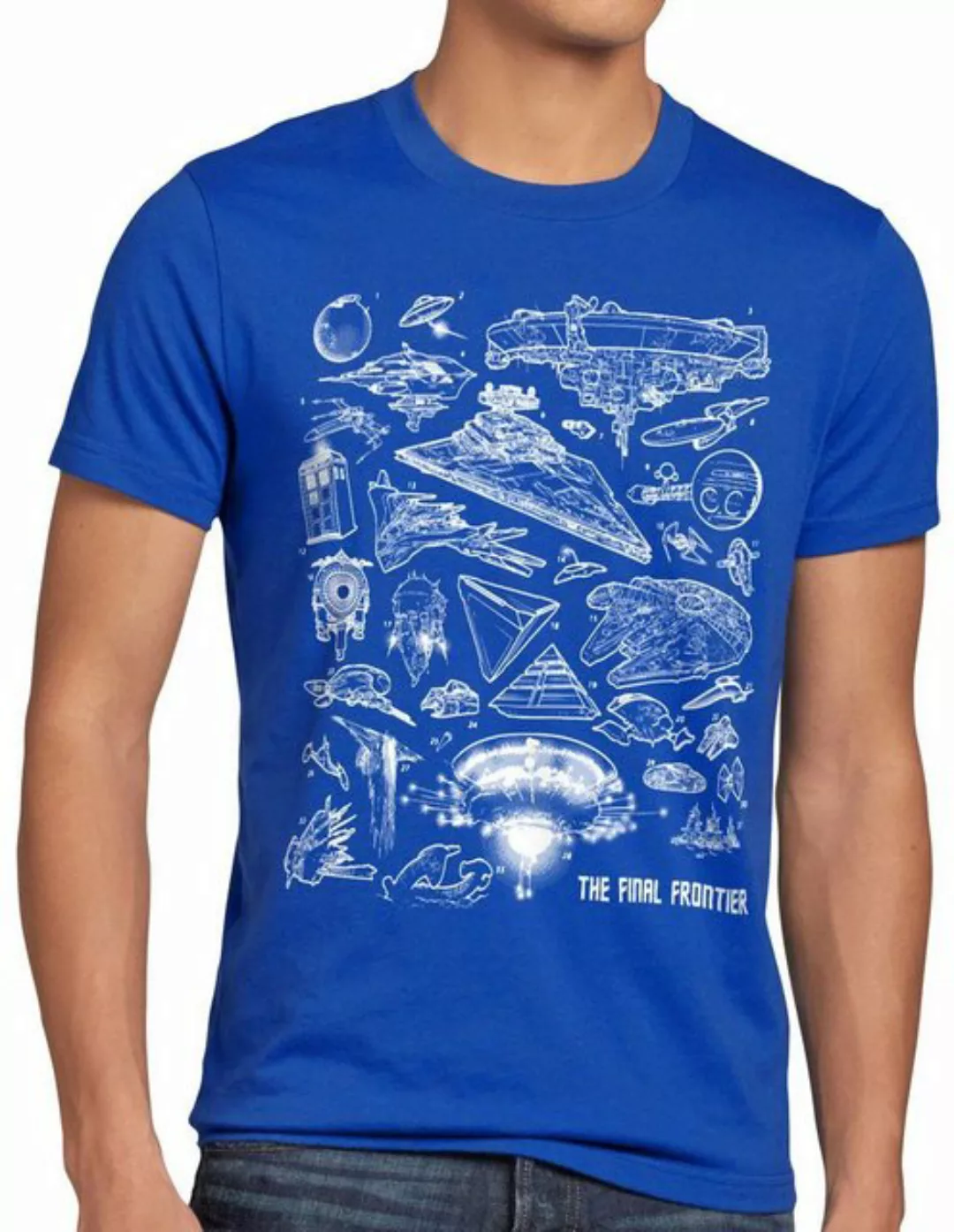 style3 T-Shirt Space Ships sci-fi Tardis Viper Kampfstern Galactica Dr Doct günstig online kaufen