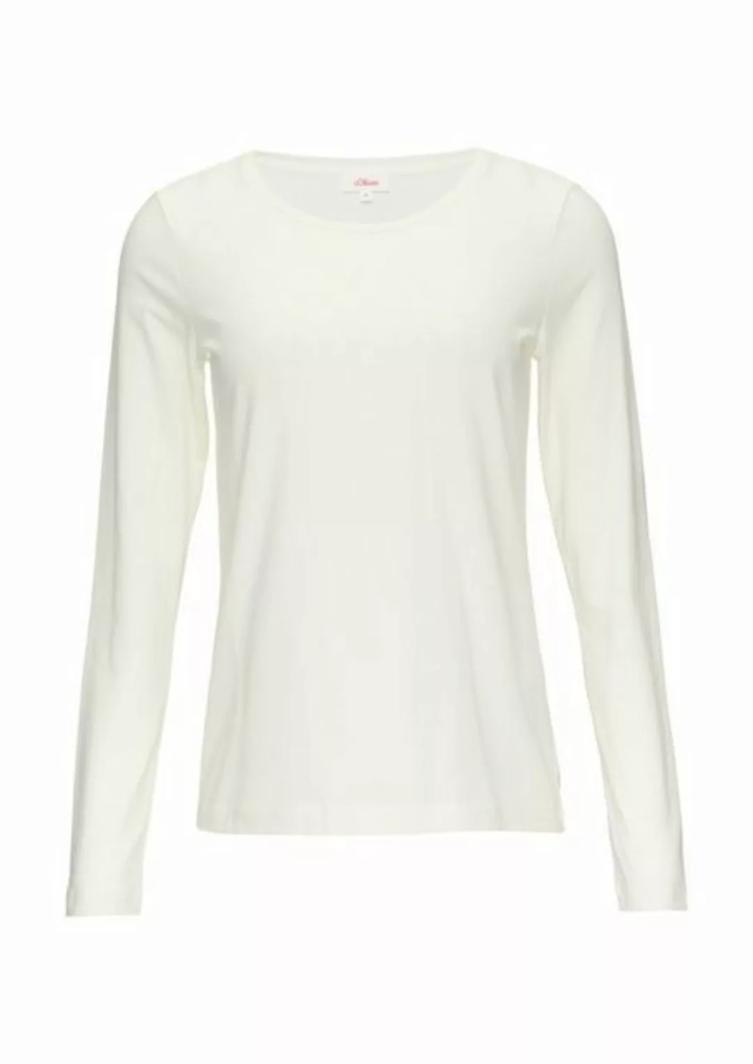 s.Oliver Langarmshirt - Basic Longsleeve Damen - Slim Fit Longsleeve - Lang günstig online kaufen