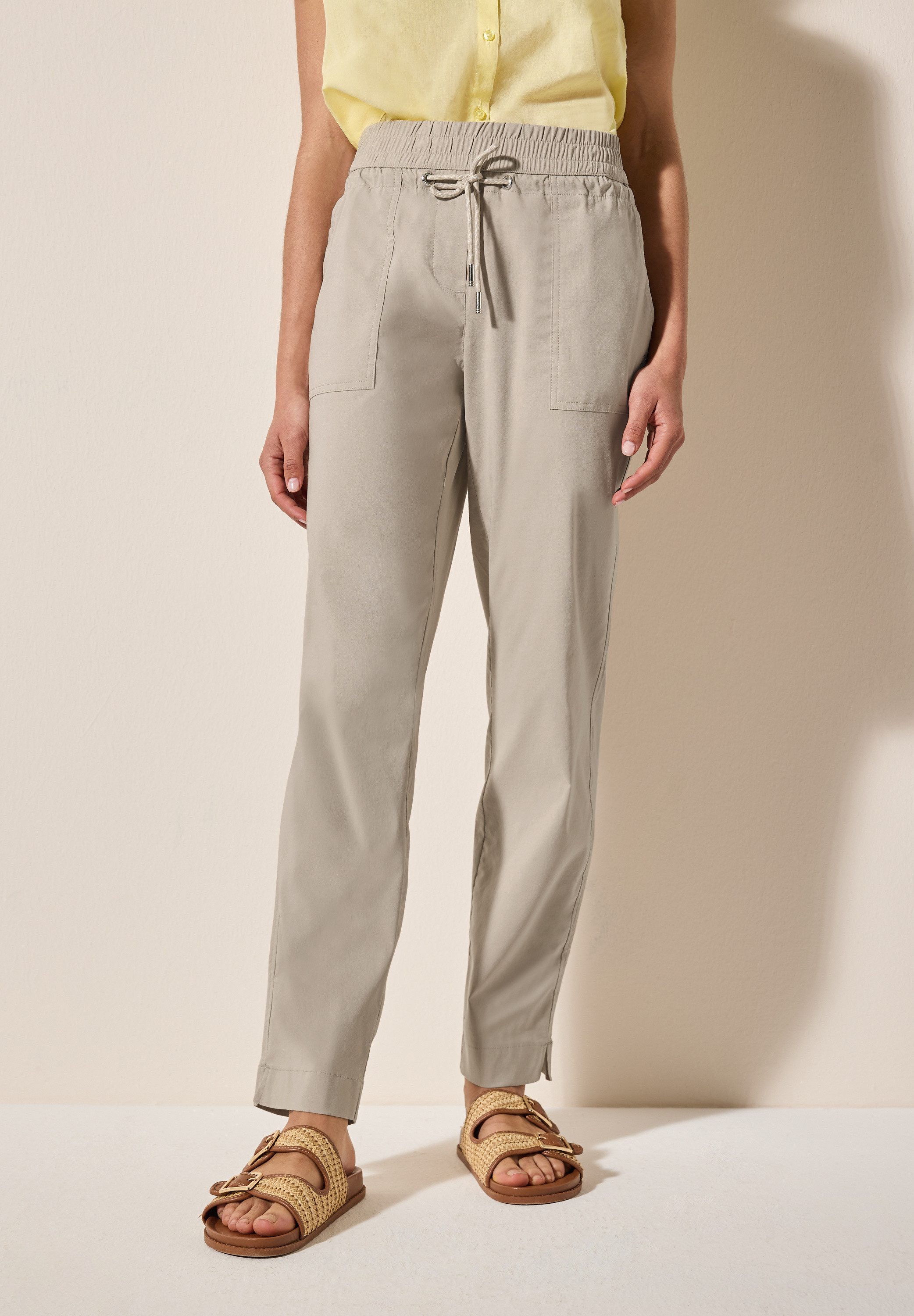 Cecil Stoffhose, Middle Waist günstig online kaufen