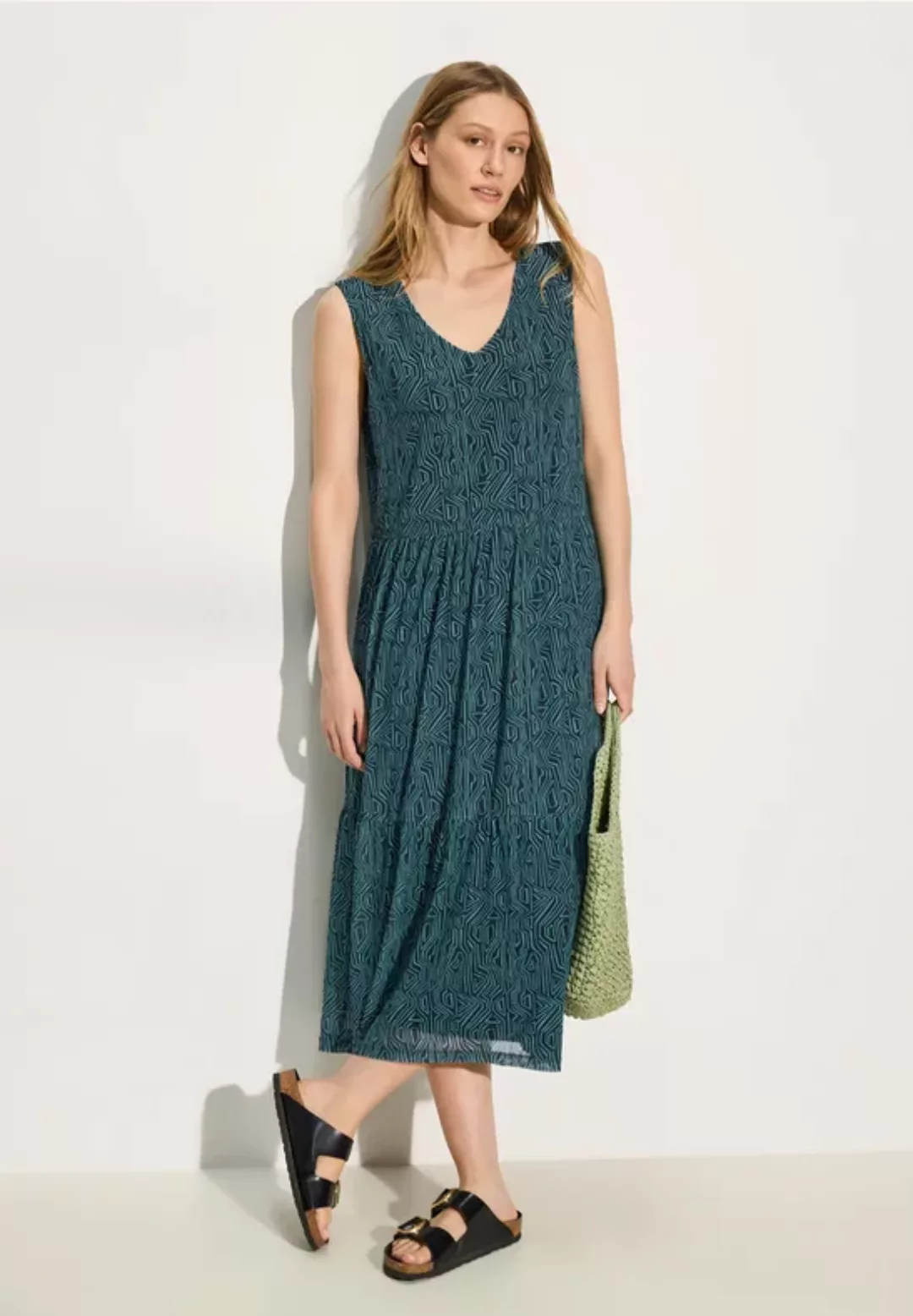 Mesh Kleid mit Print günstig online kaufen