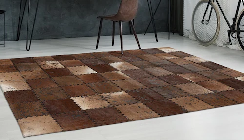 Arte Espina Teppich »Voila 100«, rechteckig, handgenähter Flachflor-Teppich günstig online kaufen