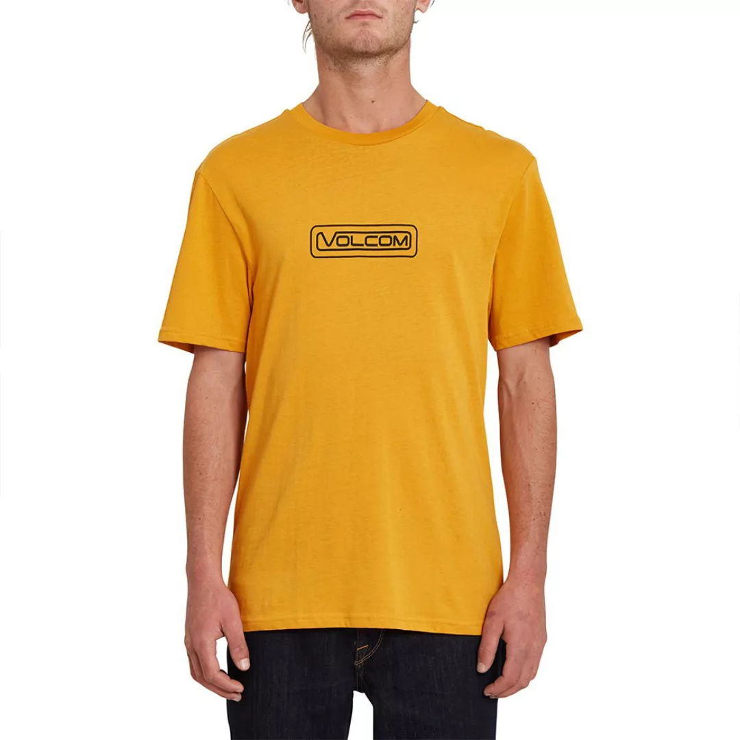 Volcom Striper Basic Kurzärmeliges T-shirt S Vintage Gold günstig online kaufen