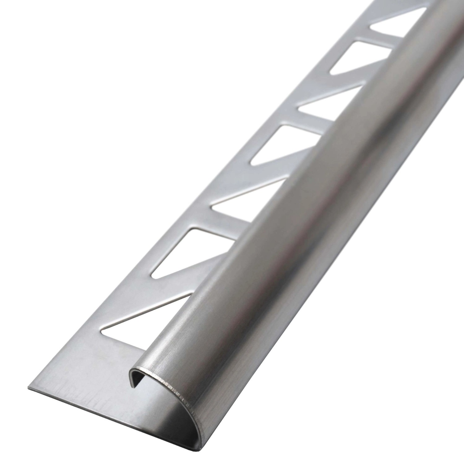 Dalsys Fliesenschiene Viertelkreis 2,5m x 8mm Edelstahl Gebürstet günstig online kaufen