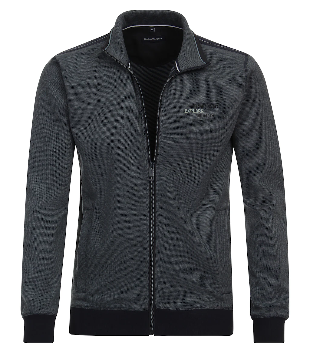 CASAMODA Sweatjacke "CASAMODA Sweatjacke uni" günstig online kaufen