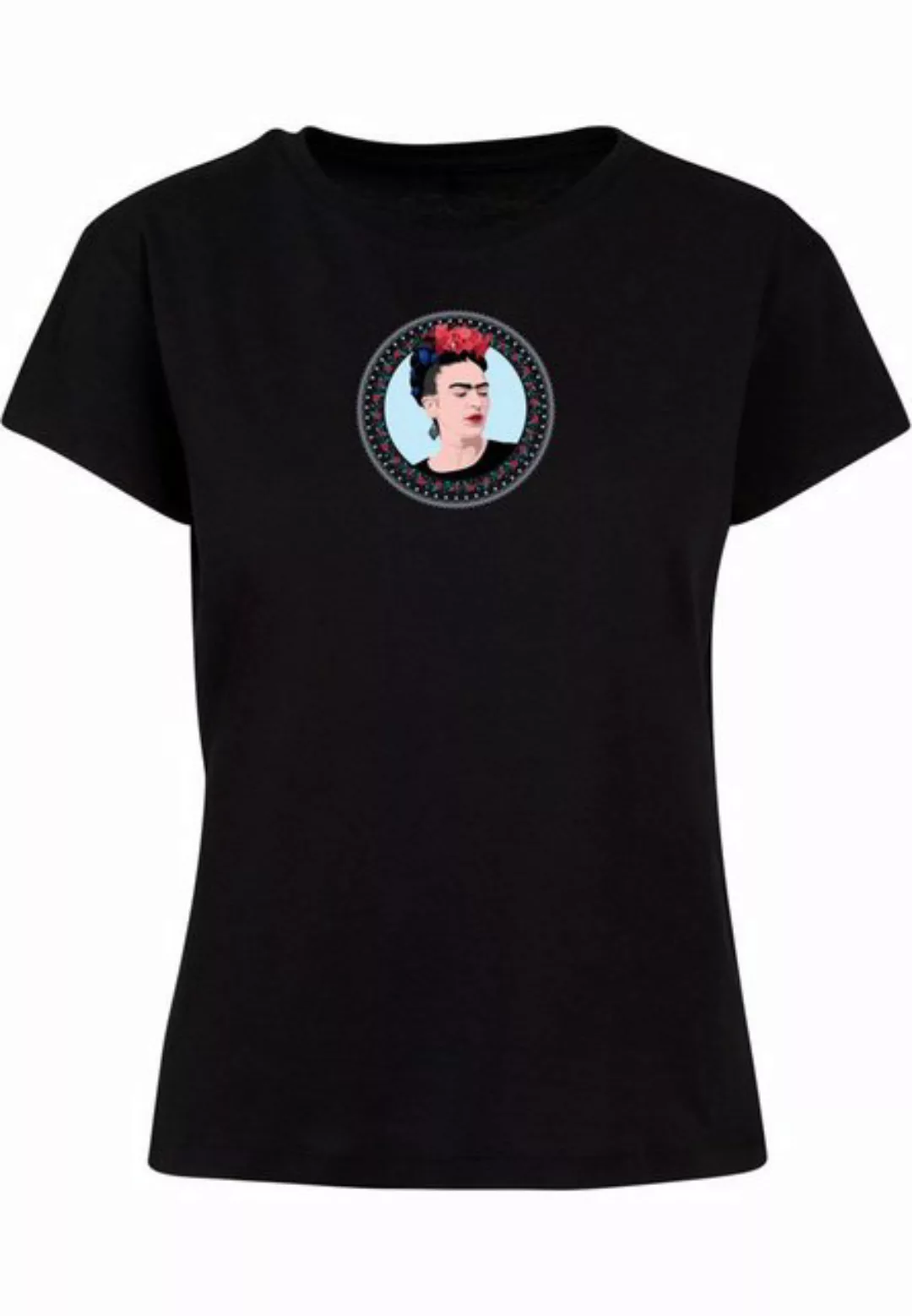 Merchcode T-Shirt Merchcode Damen Ladies Frida Kahlo - Round Box Tee (1-tlg günstig online kaufen