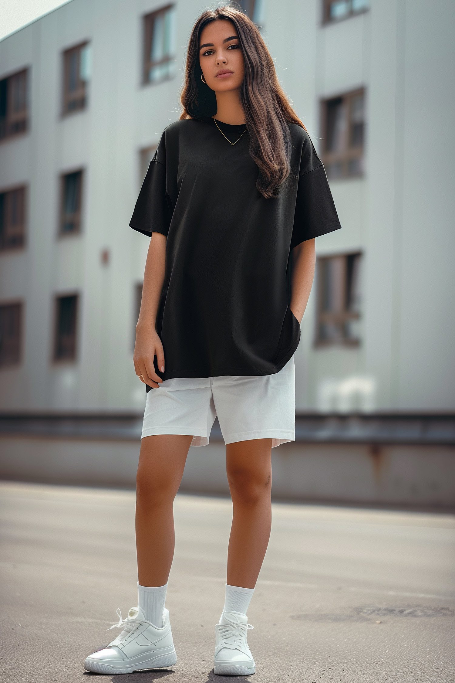 Reichstadt Oversize-Shirt Damen Oversize T-Shirt 100% günstig online kaufen