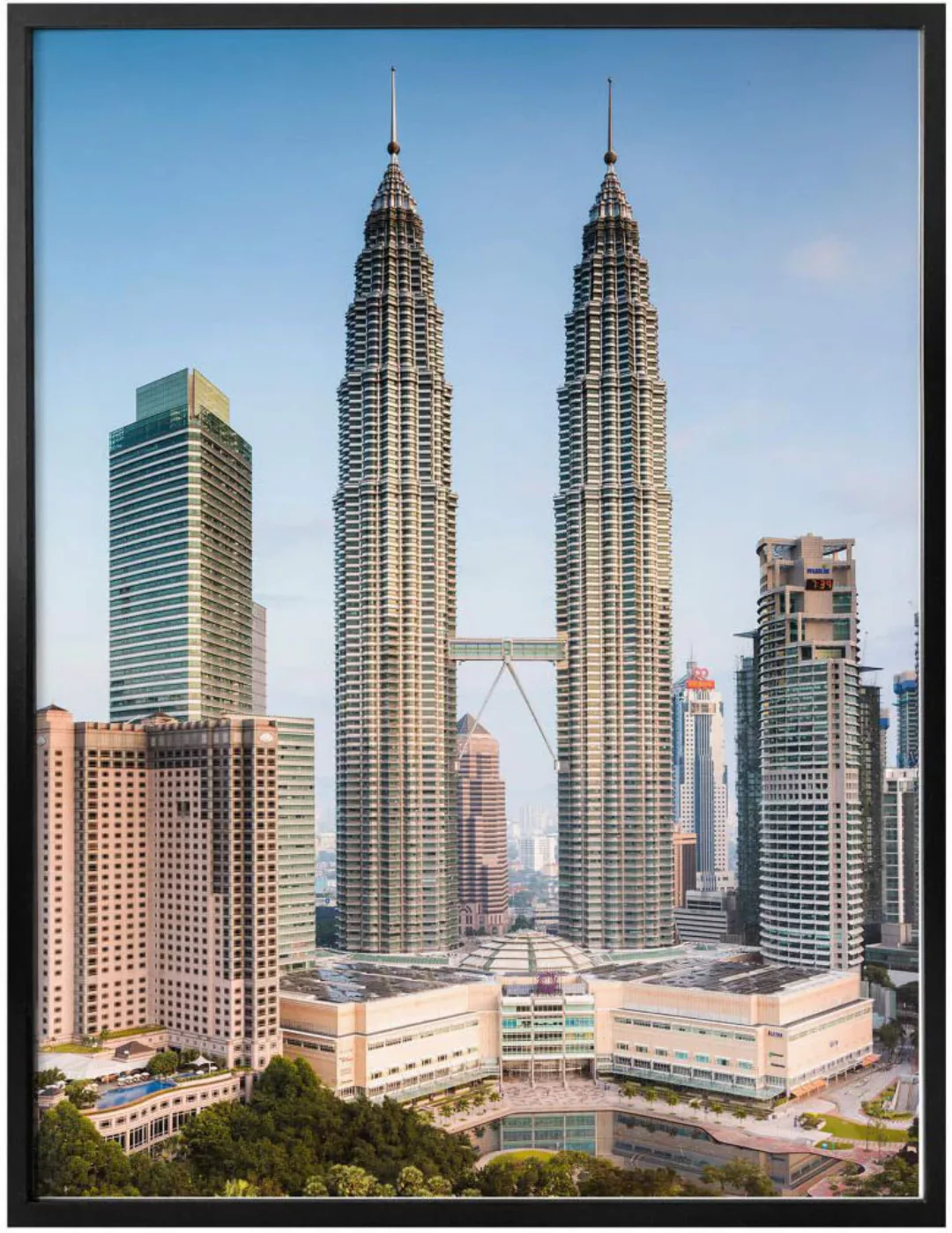 Wall-Art Poster »Petronas Towers Kuala Lumpur«, Gebäude, (1 St.) günstig online kaufen