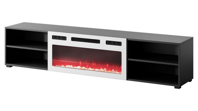 MIRJAN24 TV-Schrank Polo 180 (mit Elektrische Kamin) Realistische LED-Flamm günstig online kaufen