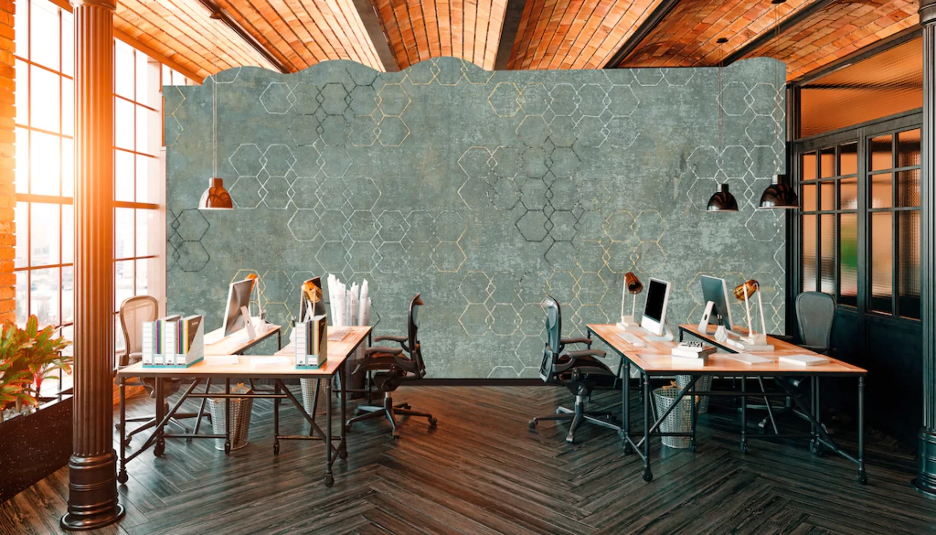 Architects Paper Fototapete »Atelier 47 Hexagon Art 1«, geometrisch, Vlies, günstig online kaufen
